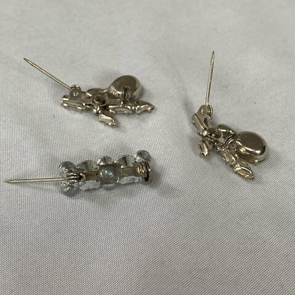Sparkly vintage rhinestone mini pins - Picture 3 of 4
